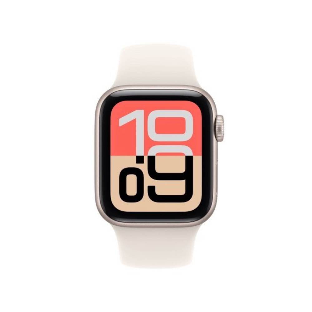 NEW! Apple Watch SE in Sandstone Cream with Light Band